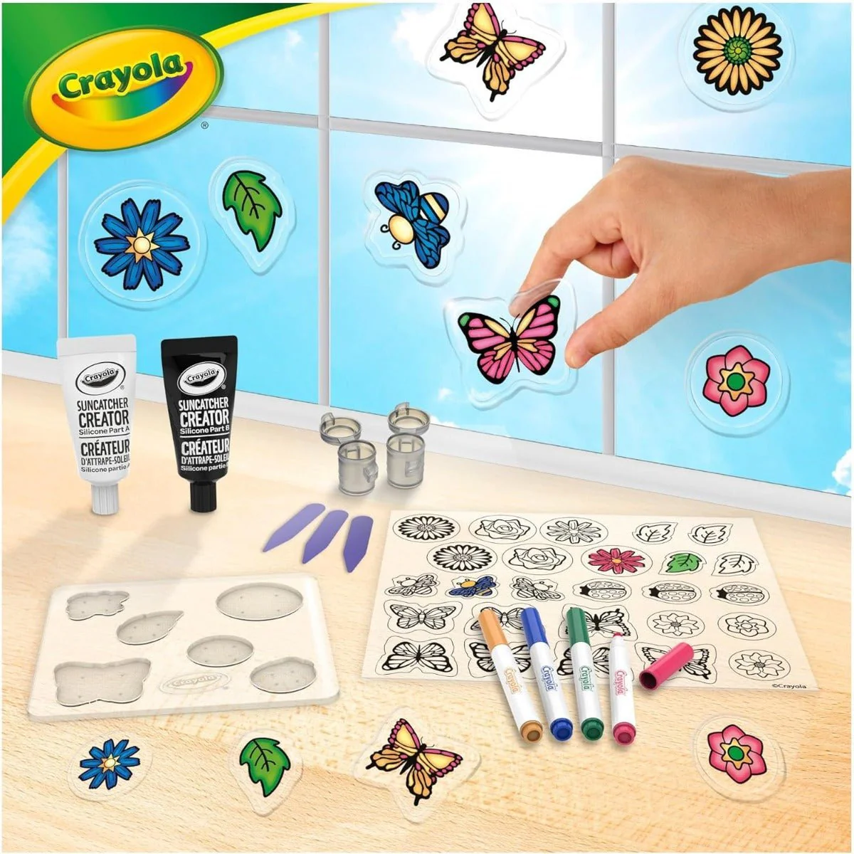 Crayola Suncatcher Creator Butterfly Garden CY74-7612 - Image 3