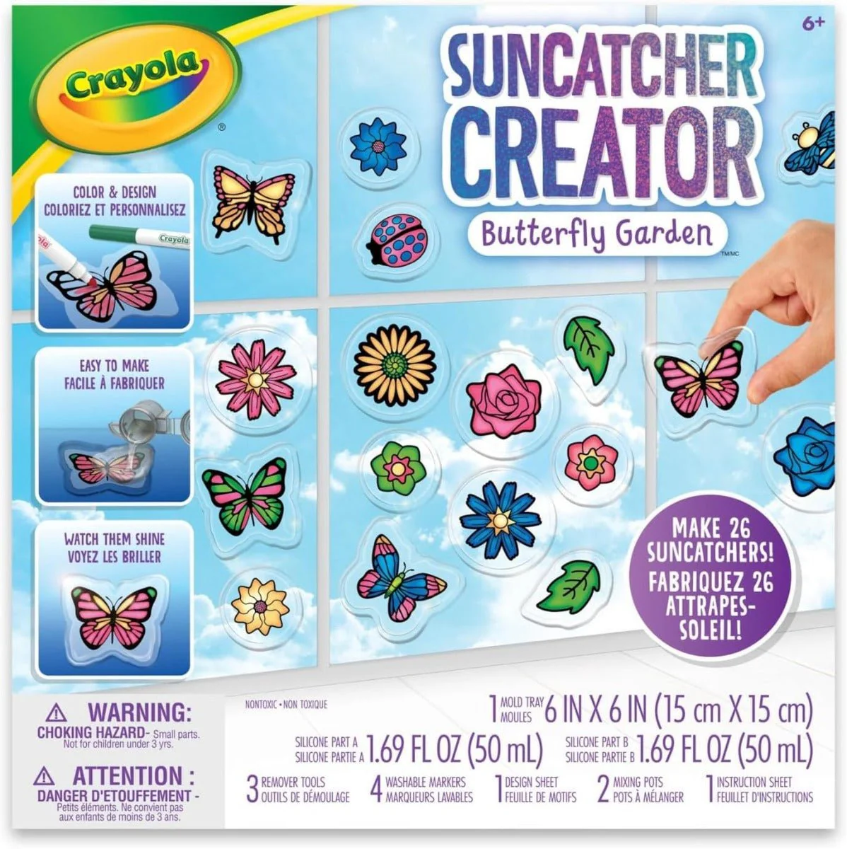 Crayola Suncatcher Creator Butterfly Garden CY74-7612 - Image 7