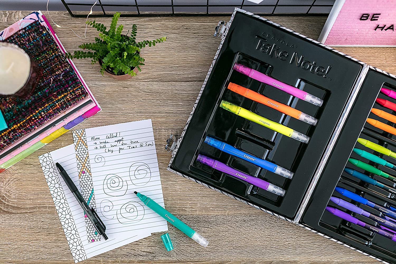 Crayola Take Note! Colorful Writing Art Case 04-0421 - Image 3