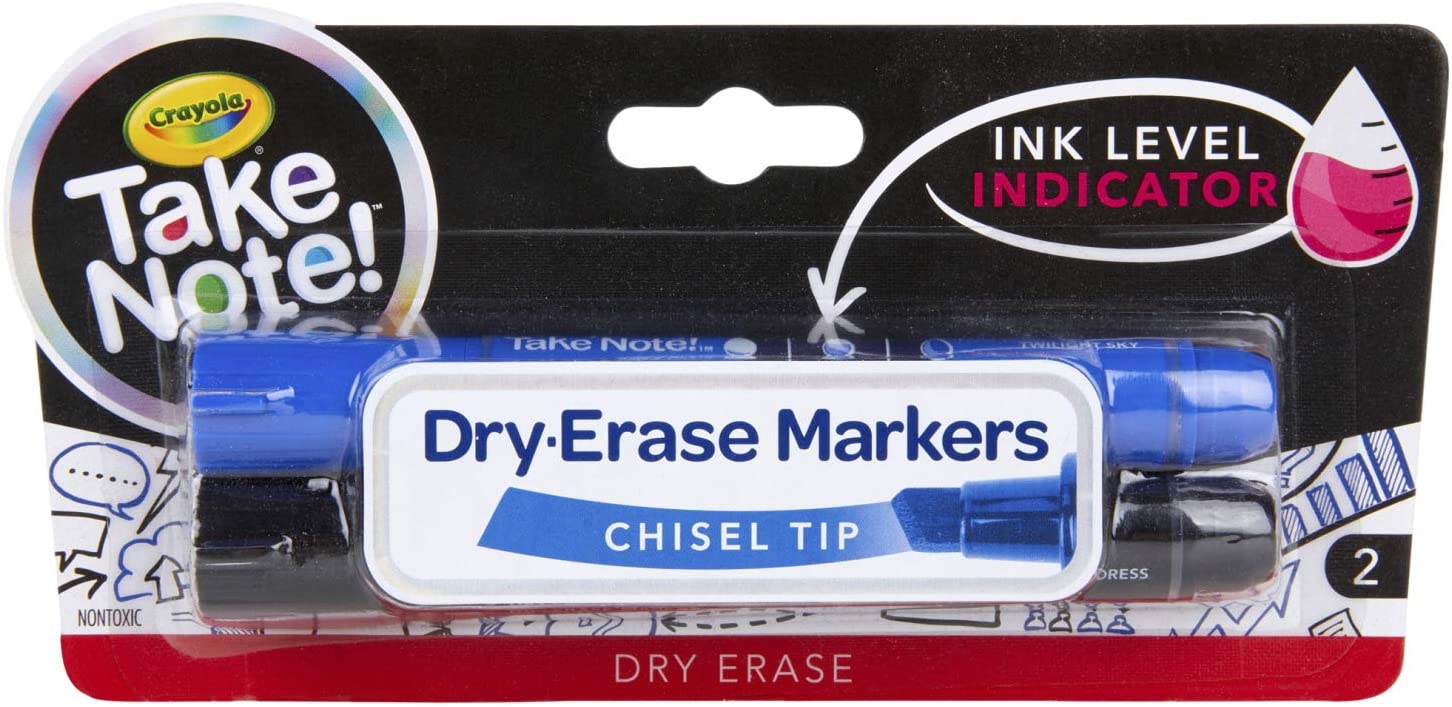 Crayola Take Note Dry Erase Markers Chisel Tip CY58-6568 - Image 4