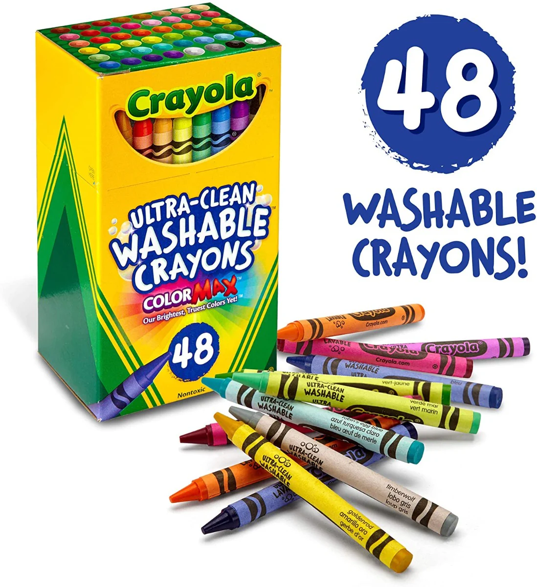 Crayola Ultra Clean Washable Color Max 48pcs 52-6948 - Image 2