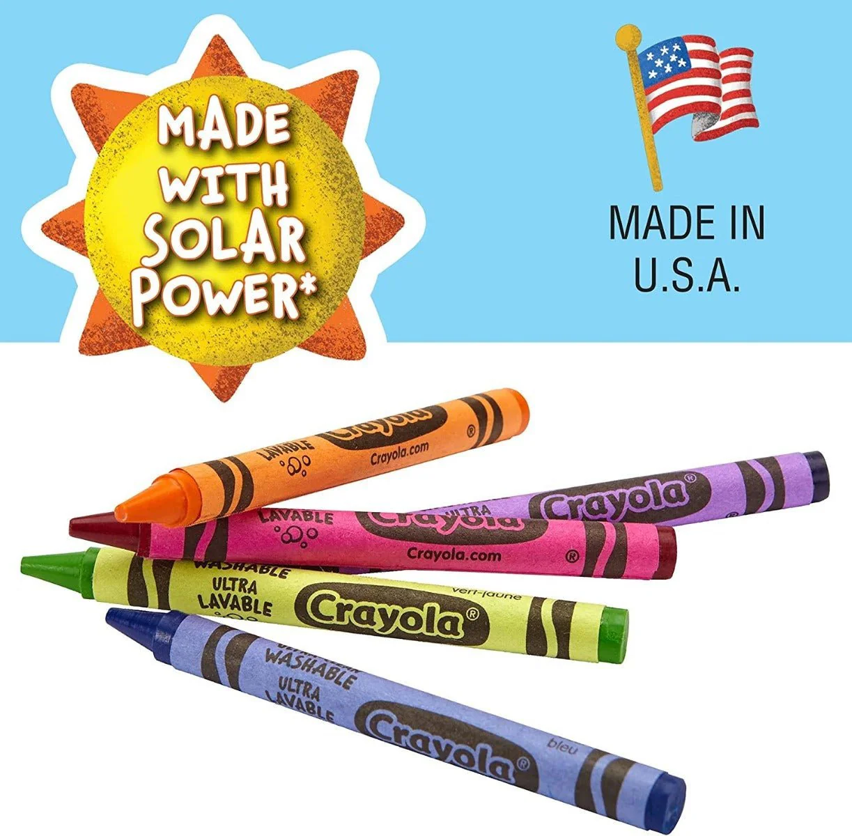 Crayola Ultra Clean Washable Crayons Color Max 24ct CY52-6924 - Image 7