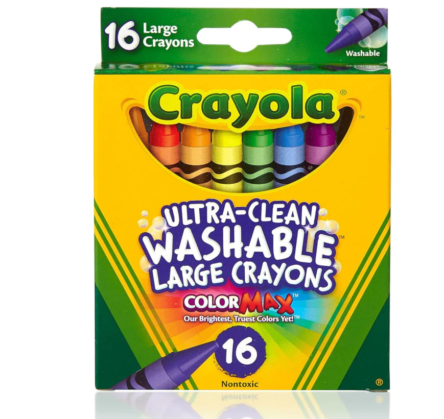Crayola Ultra-Clean Washable Large Crayons 16's