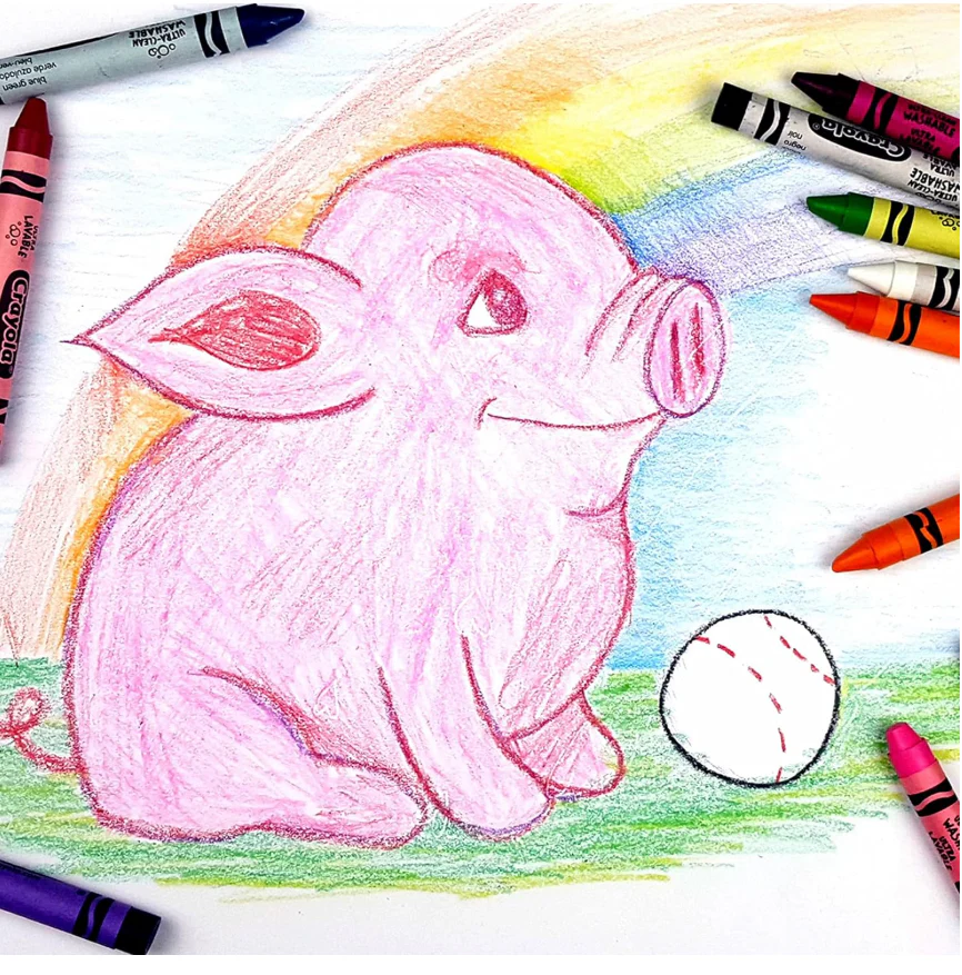 Crayola Ultra-Clean Washable Large Crayons 16's - Image 3