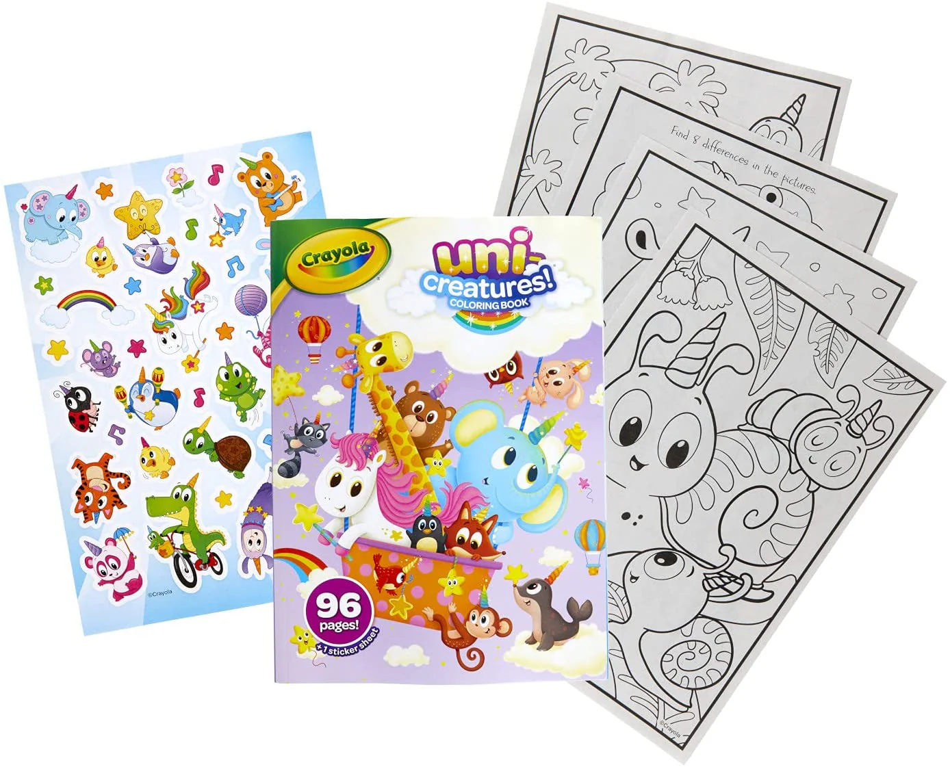 Crayola Uni-Creatures Coloring Book 04-2638 - Image 2