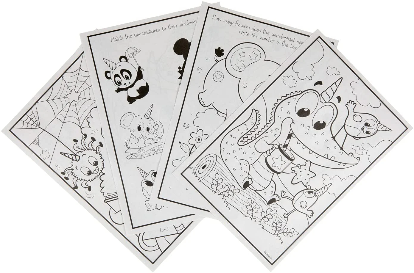 Crayola Uni-Creatures Coloring Book 04-2638 - Image 3