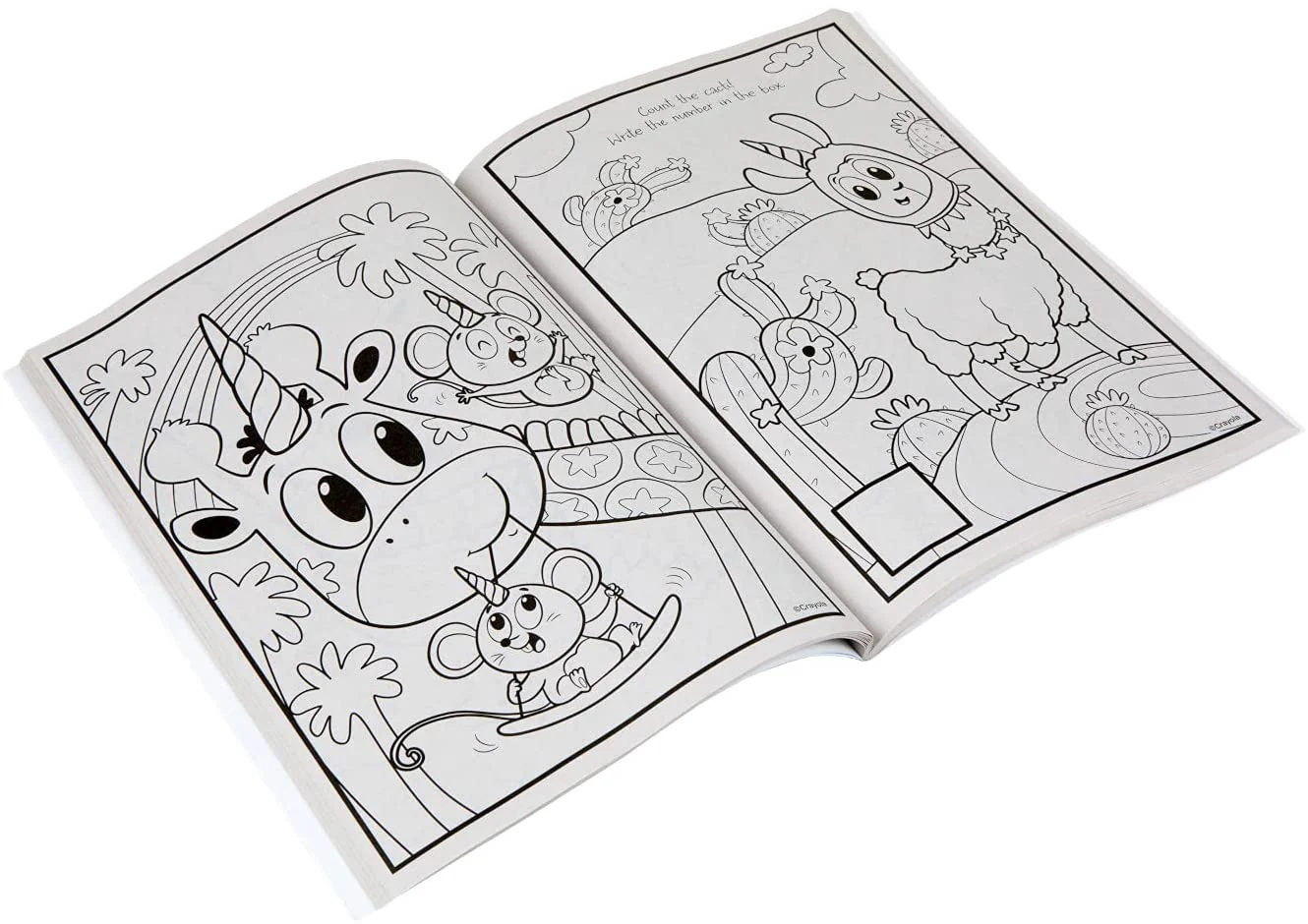 Crayola Uni-Creatures Coloring Book 04-2638 - Image 5