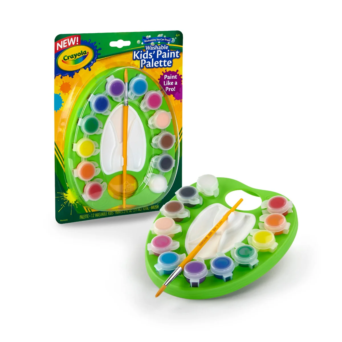 Crayola Washable Kids Paint Palette 54-1062 - Image 3