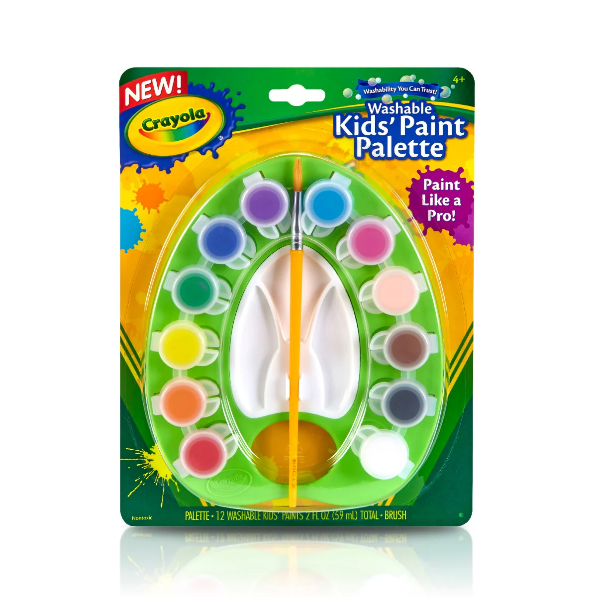 Crayola Washable Kids Paint Palette 54-1062 - Image 4
