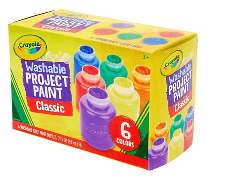 Crayola Washable Kids Paint Set 2oz CY54-1204