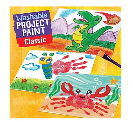 Crayola Washable Kids Paint Set 2oz CY54-1204 - Image 3