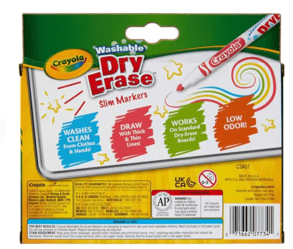 Crayola Washable Markers Clicks Retractable Tips CY58-8370 - Image 3