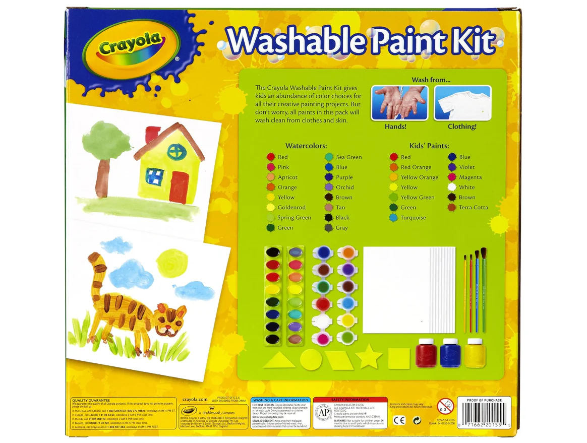 Crayola Washable Paint Kit CY54-0155 - Image 3