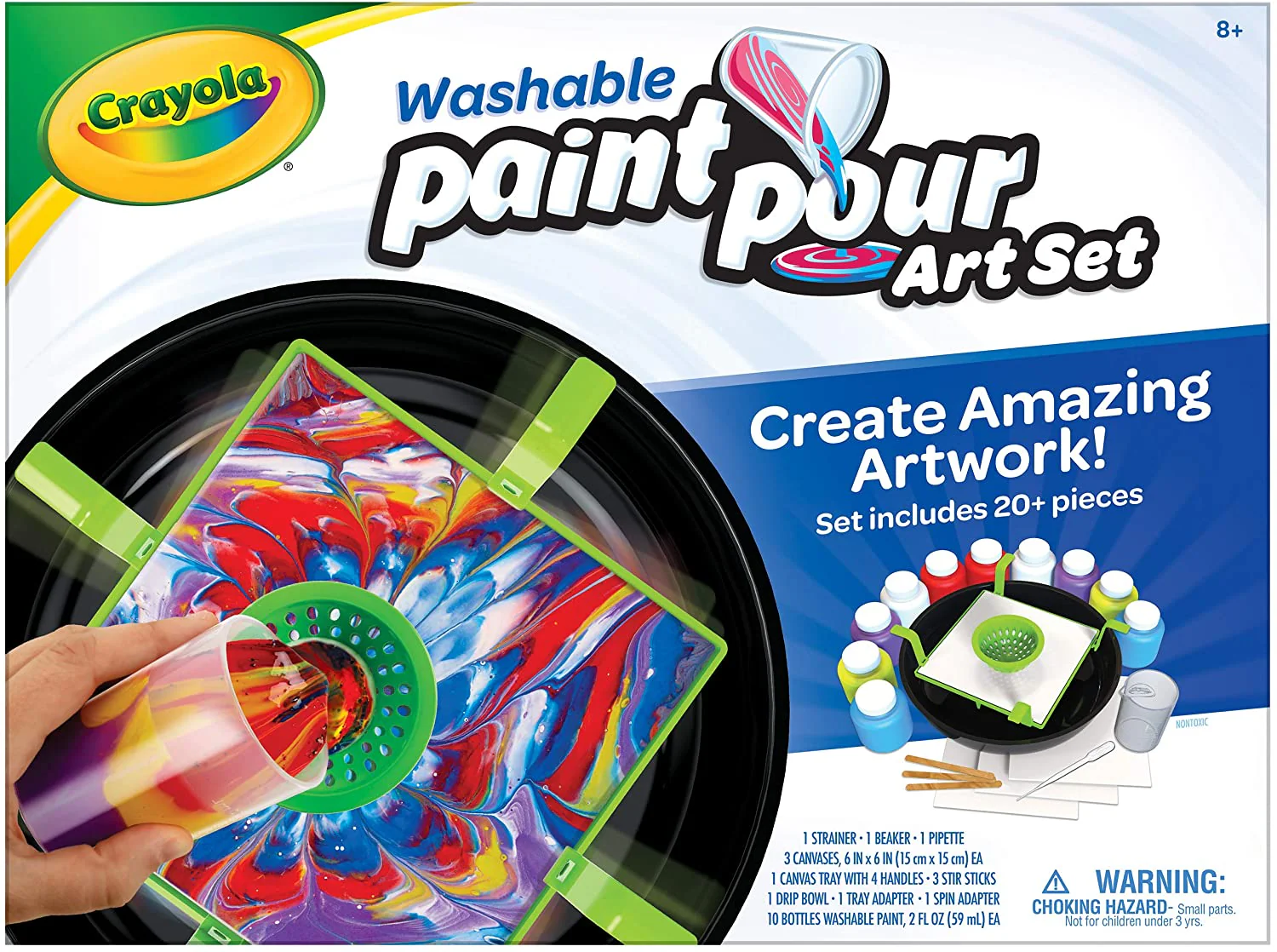 Crayola Washable Paint Pour Art Set 04-1041