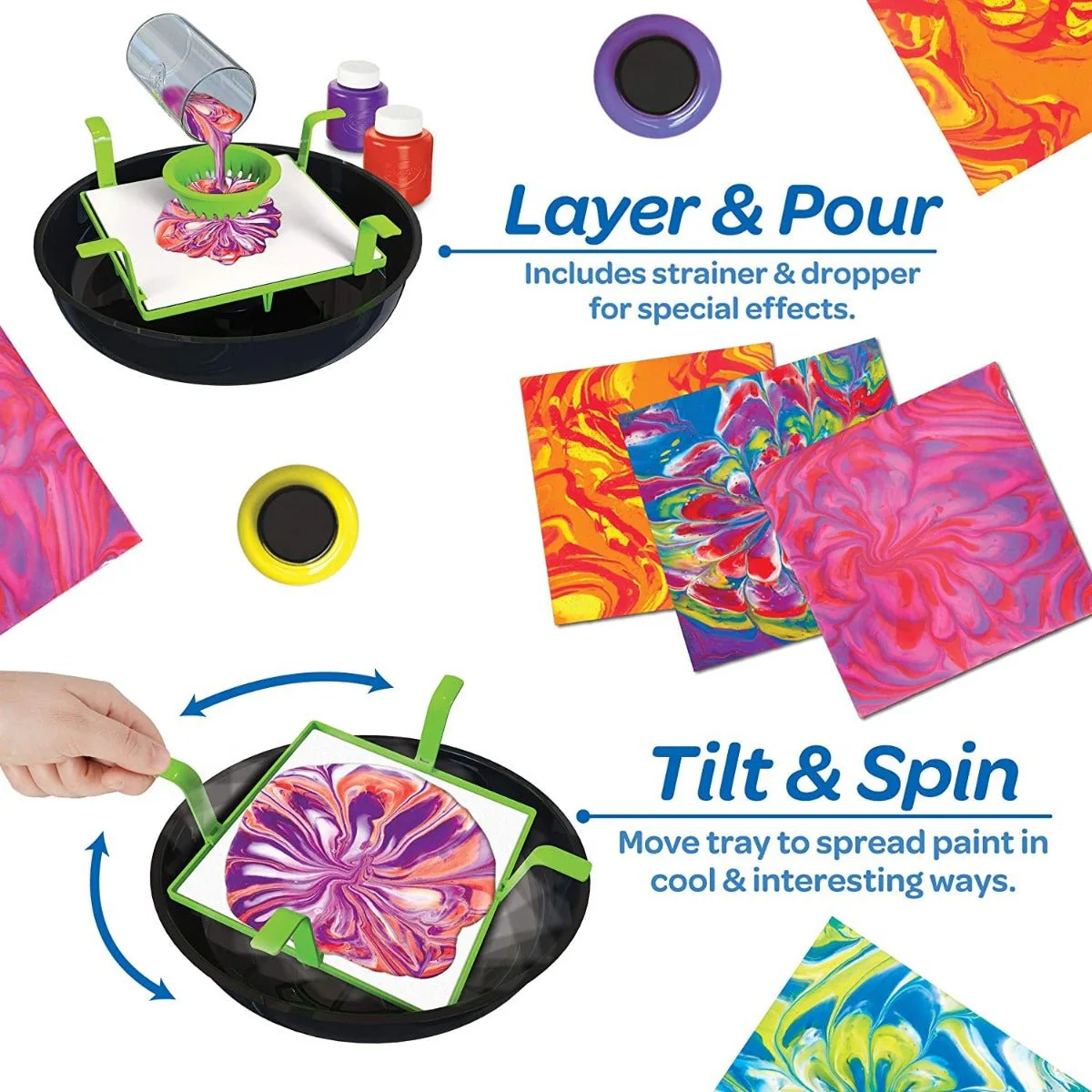 Crayola Washable Paint Pour Art Set 04-1041 - Image 2