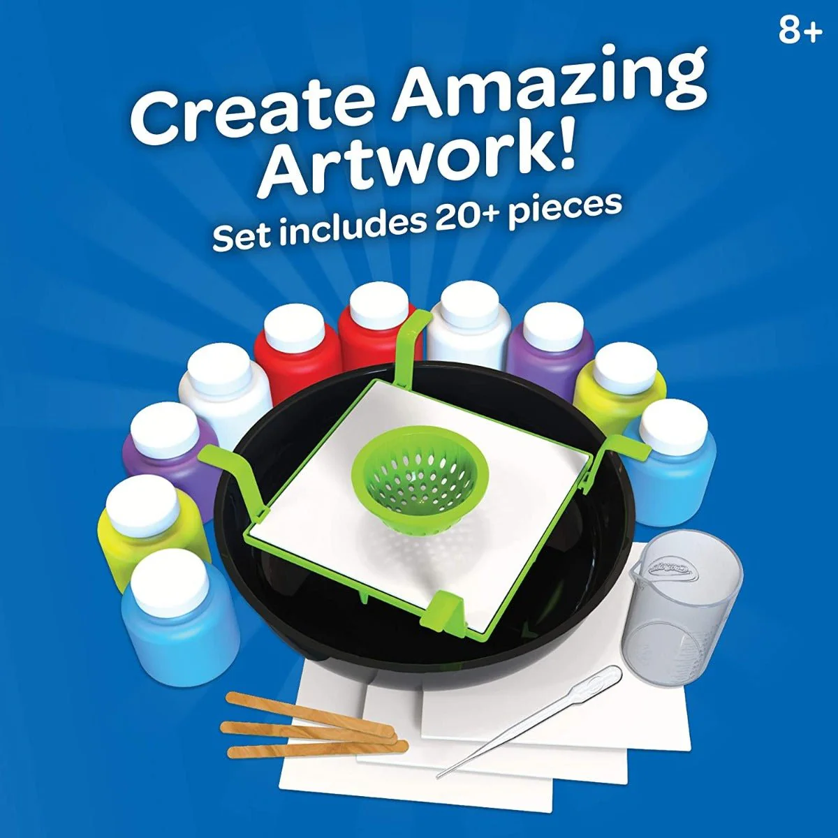 Crayola Washable Paint Pour Art Set 04-1041 - Image 4