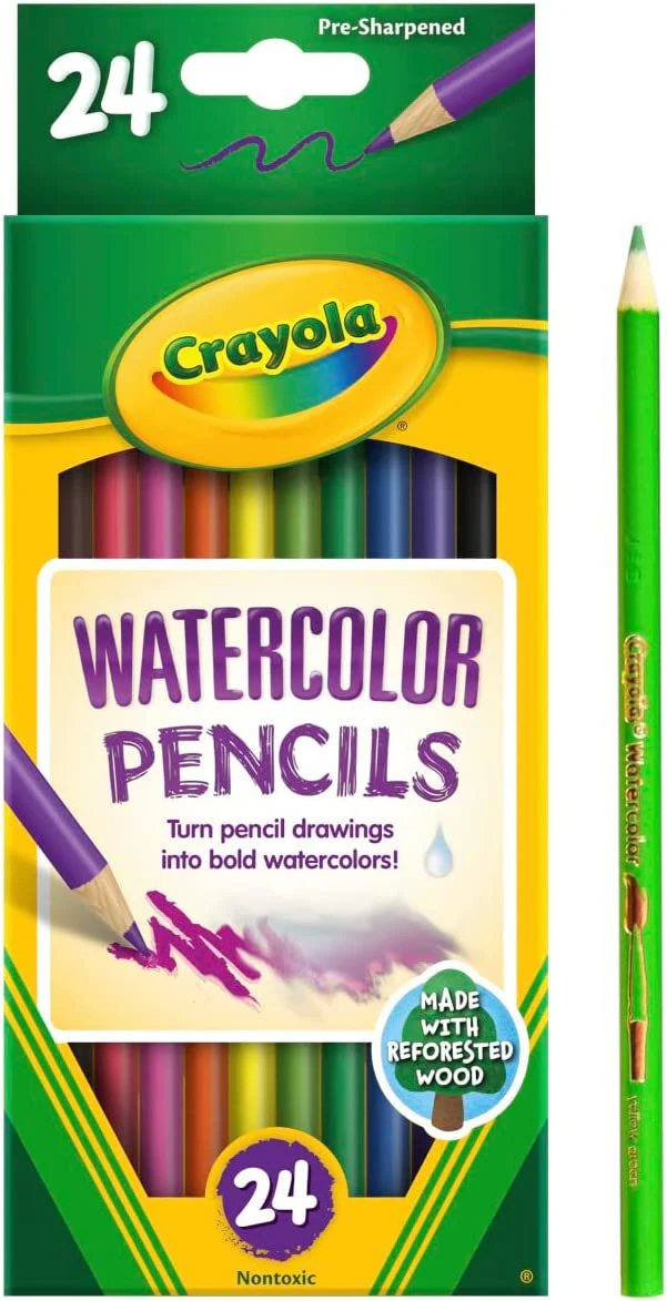 Crayola Watercolor Pencils 24ct 68-4304