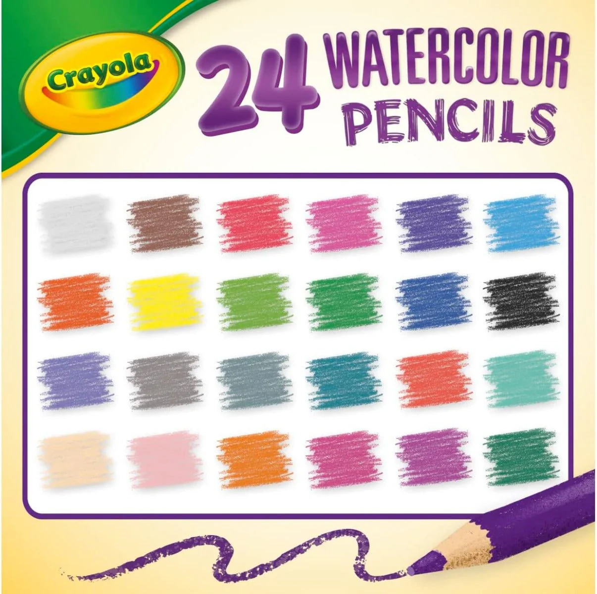 Crayola Watercolor Pencils 24ct 68-4304 - Image 6