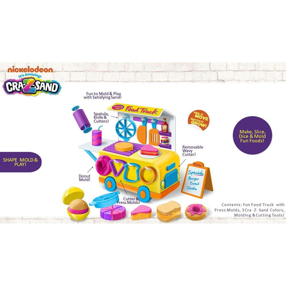 CraZart Nickelodeon Cra-Z-Sand Food Truck Fun CA-78307 - Image 5