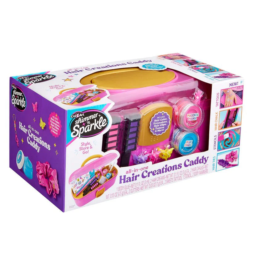 CraZArt Shimmer N Sparkle 2-in-1 Hair and Body Creations Caddy SNS-65708 - Image 10