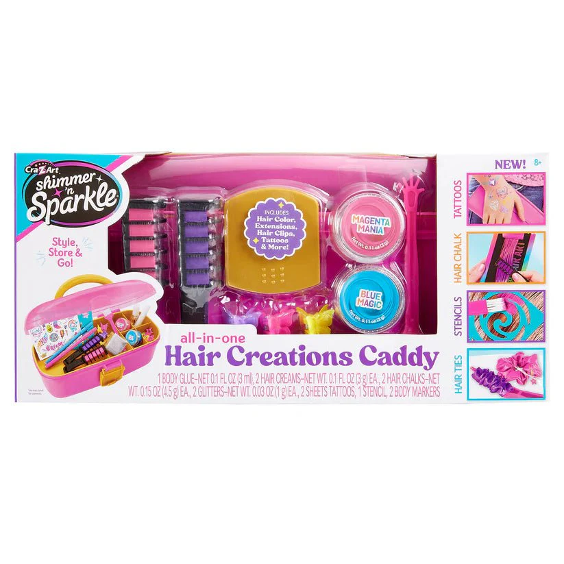 CraZArt Shimmer N Sparkle 2-in-1 Hair and Body Creations Caddy SNS-65708 - Image 8