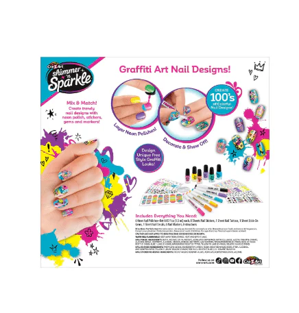 CraZart Shimmer N Sparkle 3-in-1 Nail Art Designer SNS-65659 - Image 3