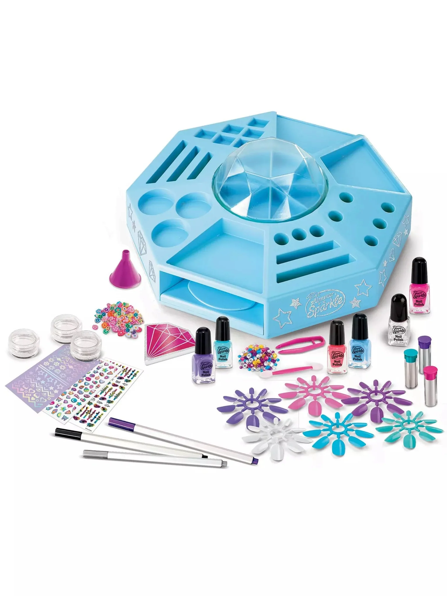 CraZArt Shimmer N Sparkle Nail Art Studio SNS-65702 - Image 2