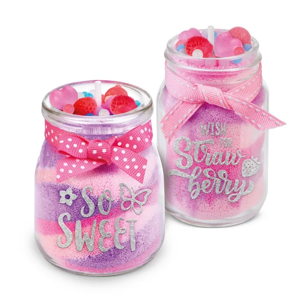 CraZArt Shimmer n Sparkle Scented Candles So Sweet 17989 - Image 2