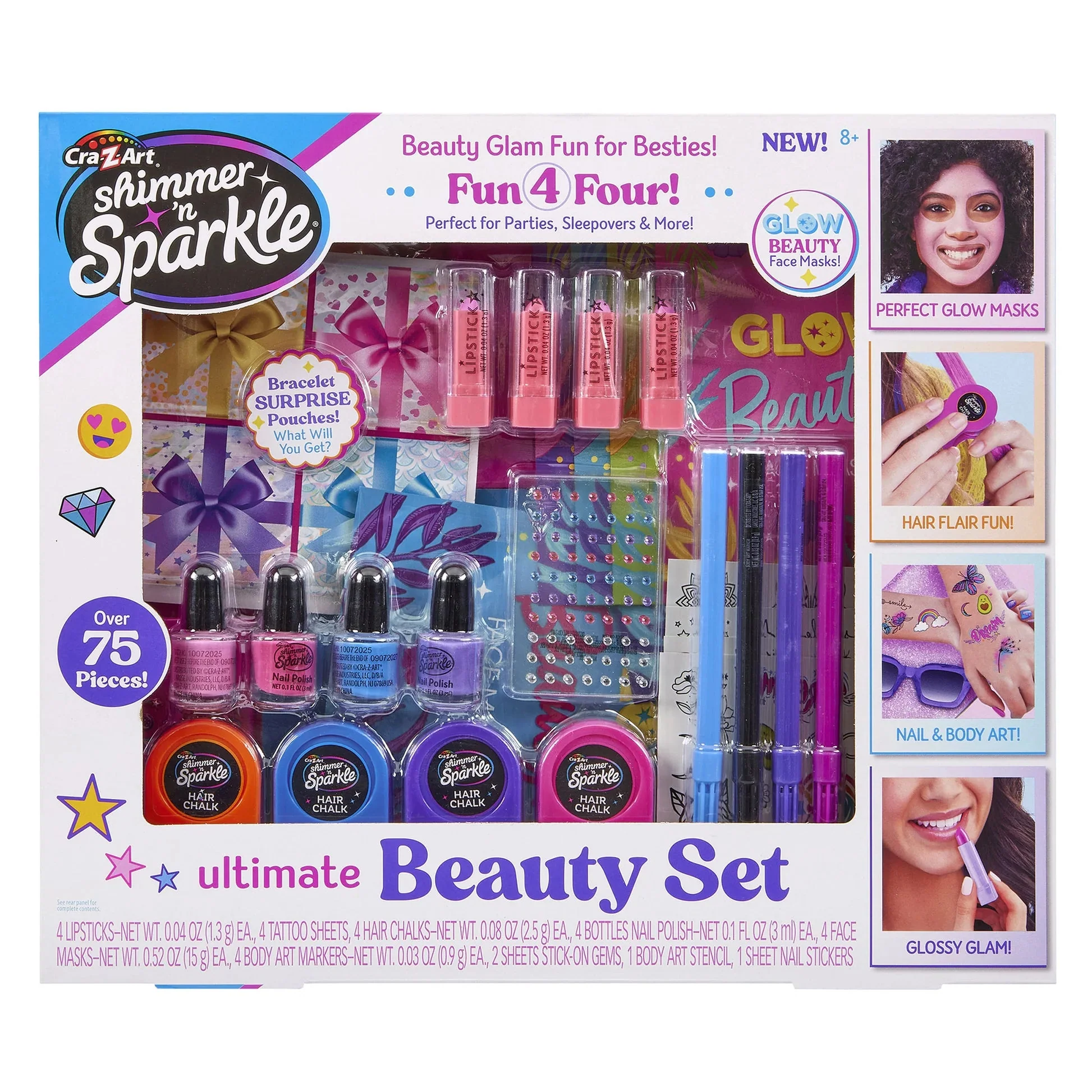 CraZArt Shimmer 'n Sparkle Ultimate Beauty Set SNS-65720 - Image 6