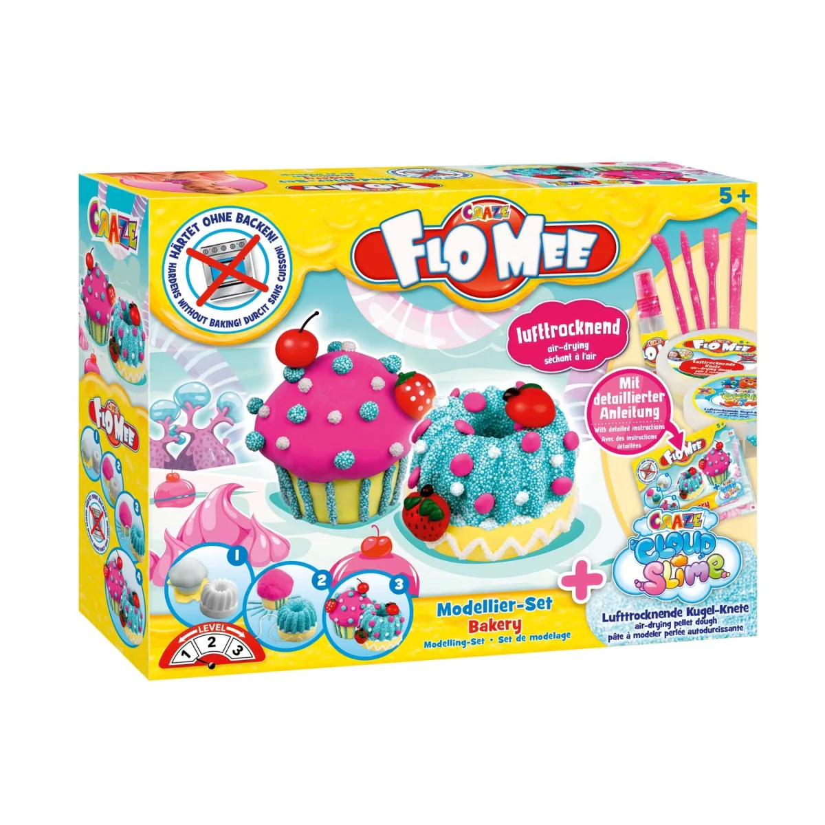 CRAZE Flo Mee meets Cloud Slime Bakery Set 15063