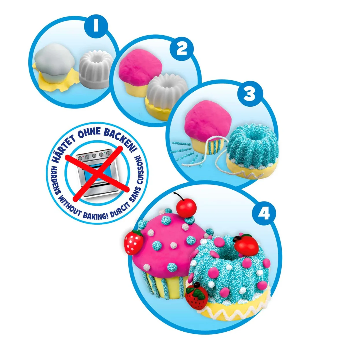 CRAZE Flo Mee meets Cloud Slime Bakery Set 15063 - Image 4