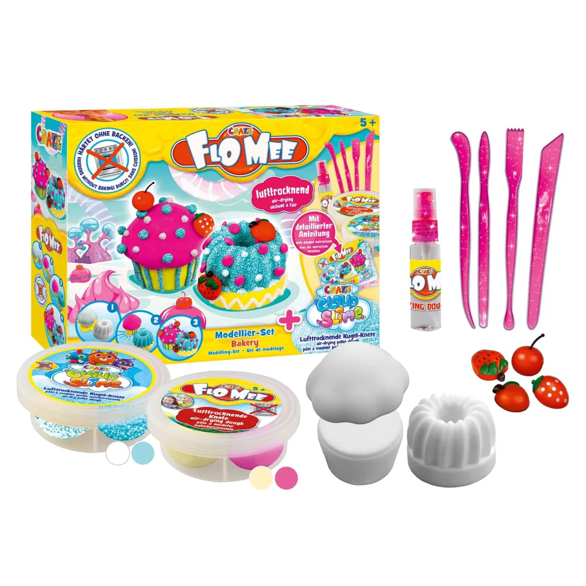 CRAZE Flo Mee meets Cloud Slime Bakery Set 15063 - Image 5