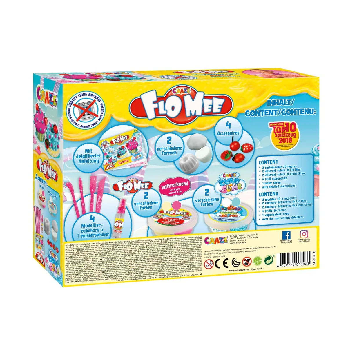 CRAZE Flo Mee meets Cloud Slime Bakery Set 15063 - Image 6