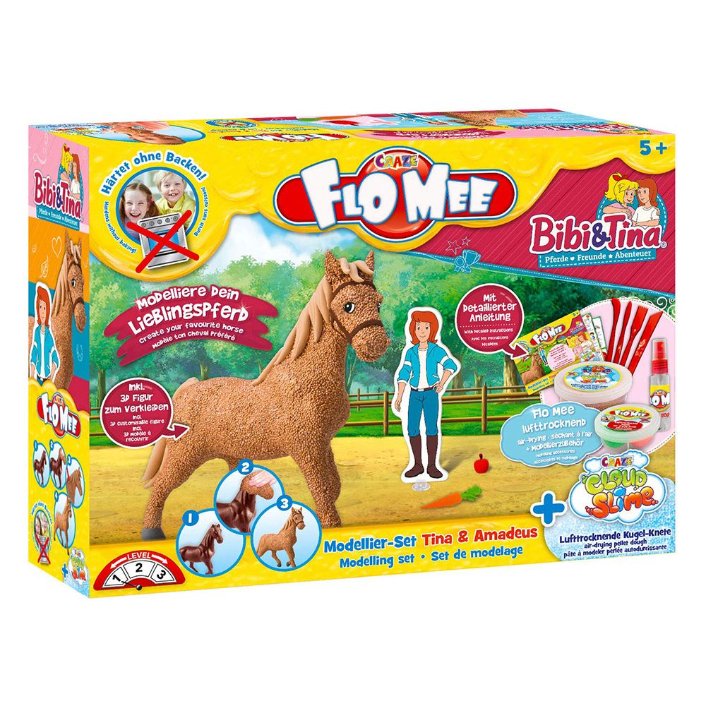 CRAZE Flo Mee Meets Cloud Slime Horse Set 15155