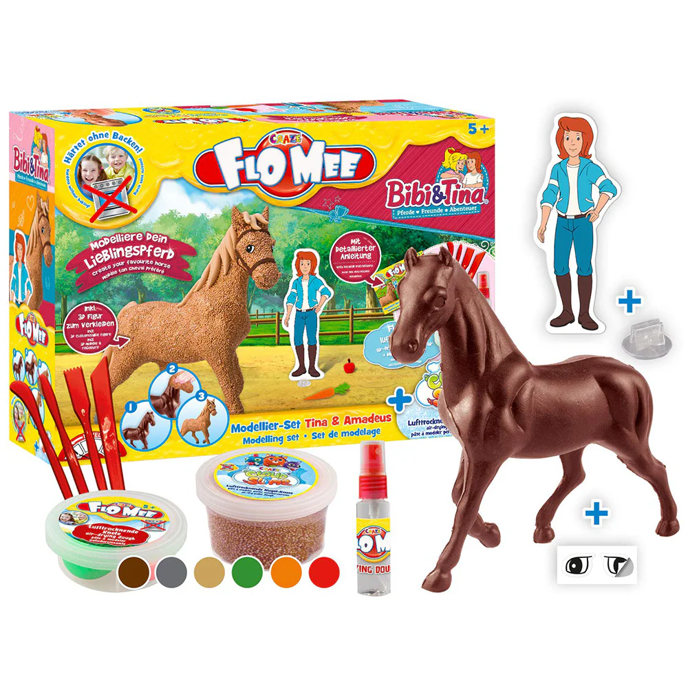 CRAZE Flo Mee Meets Cloud Slime Horse Set 15155 - Image 2