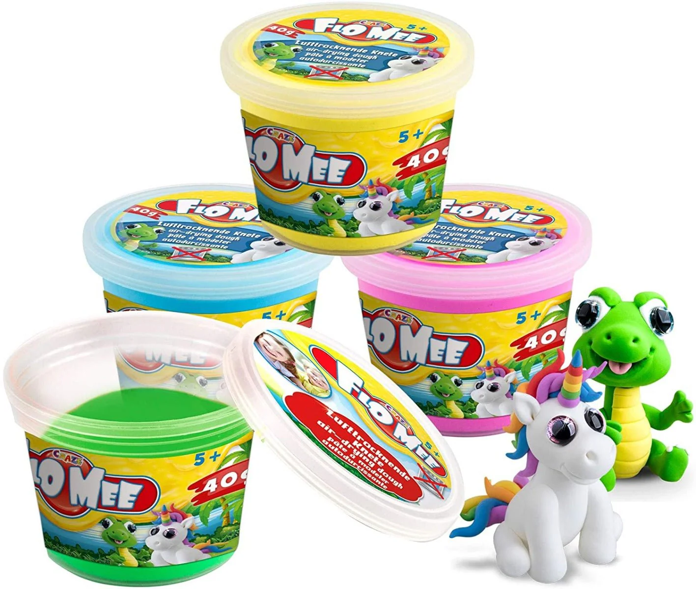 CRAZE FloMee FLO MEE Starter-Can Mix Modeling-Mass Craft Set 15780, - Image 3