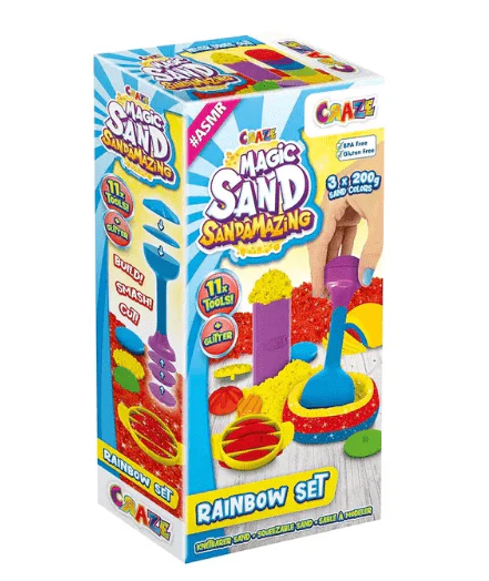 Craze Magic Sand Sandamazing Rainbow Set 32404
