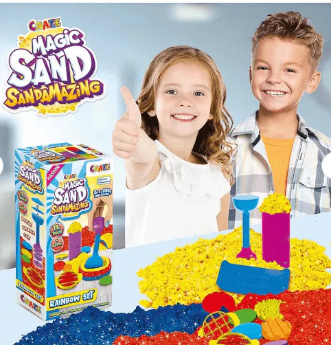 Craze Magic Sand Sandamazing Rainbow Set 32404 - Image 3