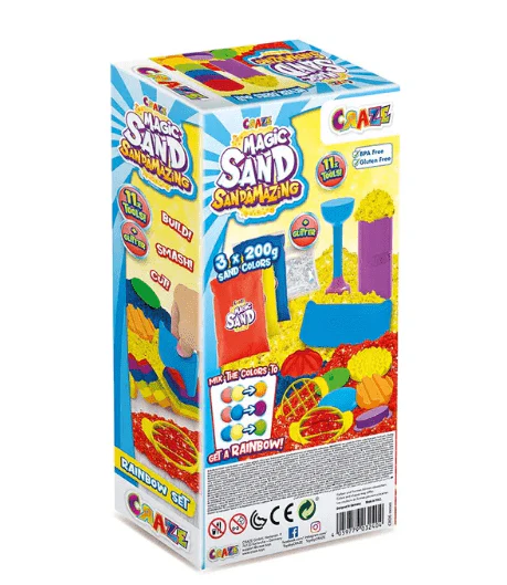 Craze Magic Sand Sandamazing Rainbow Set 32404 - Image 4