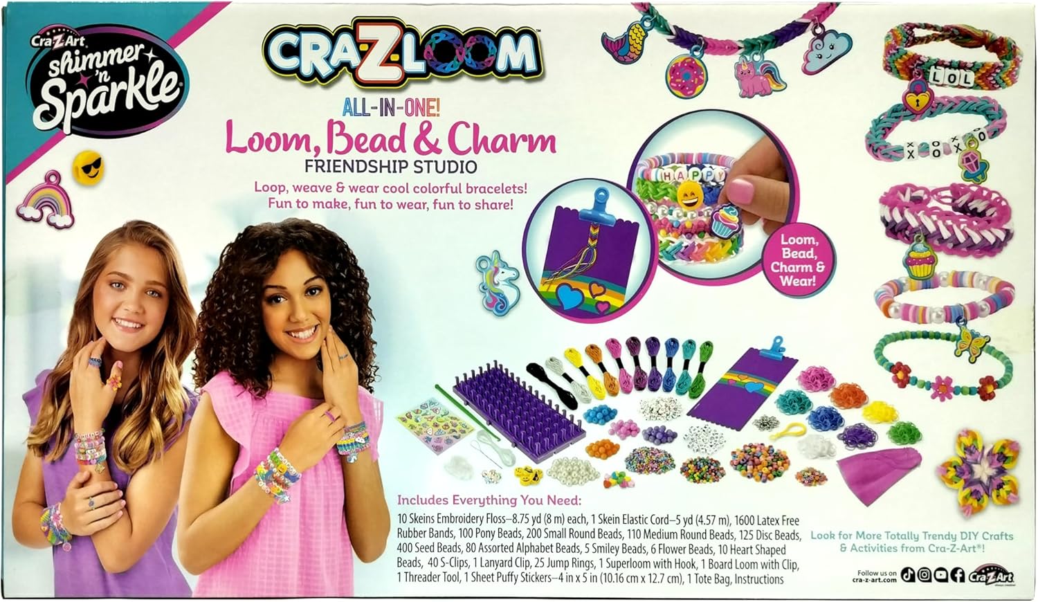 CraZLoom All-in-One Loom Bead And Charm Friendship Studio - Image 2