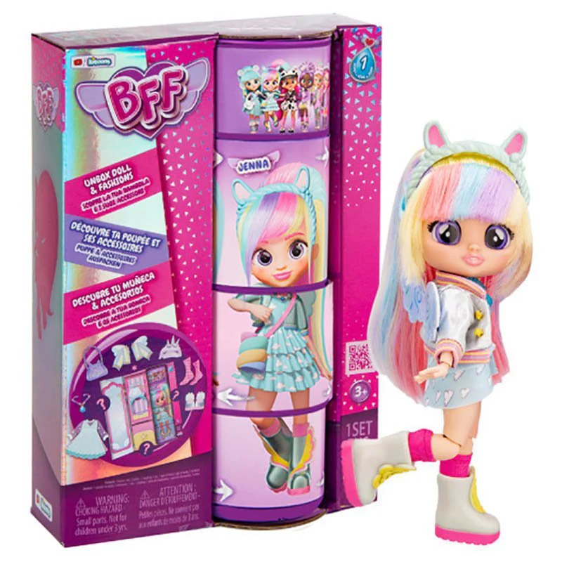 Cry Babies Bff Fashion Doll 8inch - Jenna 904361