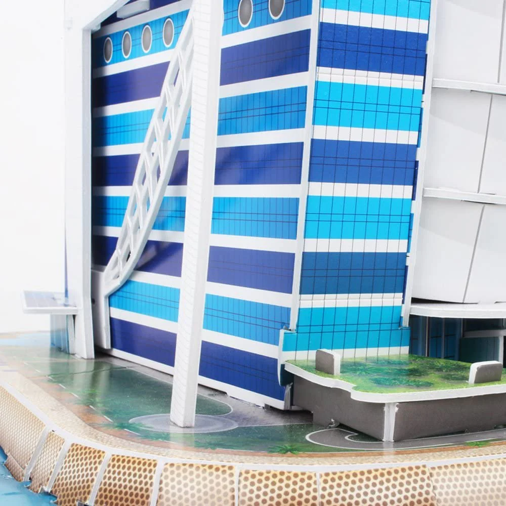 CubicFun Burj Al Arab 3D Puzzle Set 101 Pieces MC101H - Image 5