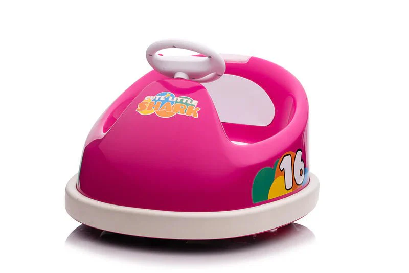 Cute Little Shark Bumper Car 6V Pink XMX621 - Image 3