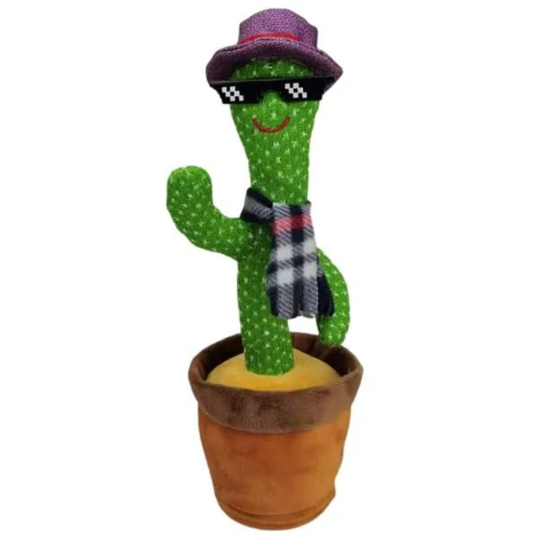 Dancing Cactus Plush Toys Electronic Singing Cactus DC-1