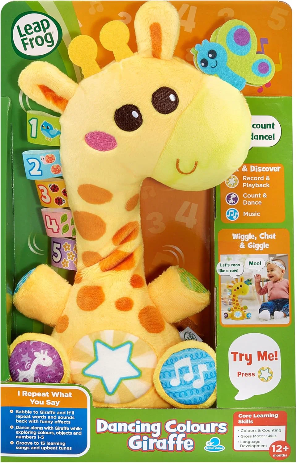 Dancing Colours Giraffe Musical Toy 80-621303 - Image 5