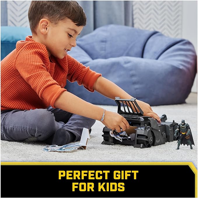 DC Batman Crusader Batmobile With Figure 4-Inch 6067473 - Image 5