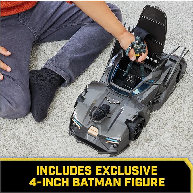 DC Batman Crusader Batmobile With Figure 4-Inch 6067473 - Image 6