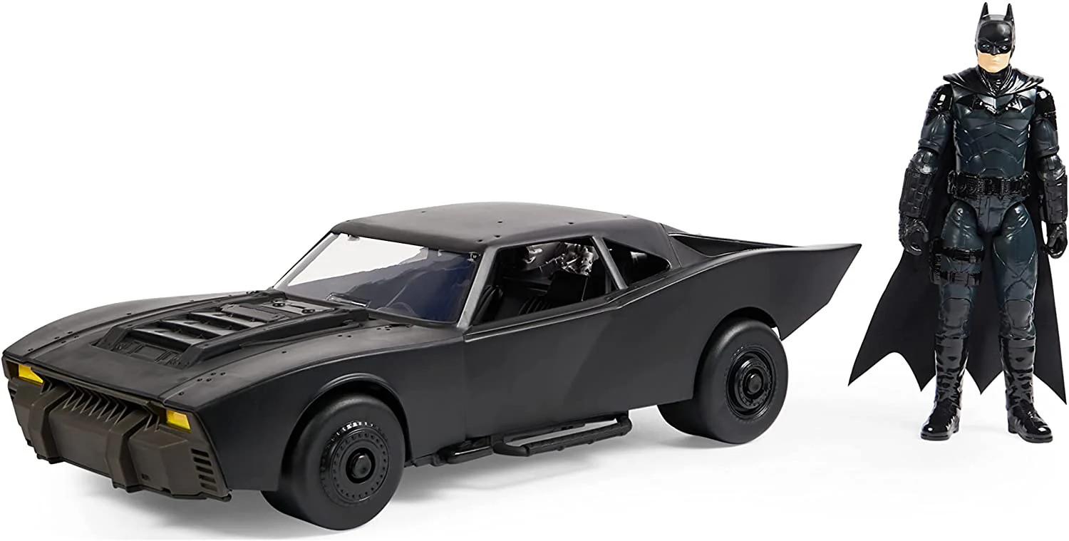 DC Batman Movie Batmobile with Batman Action Figure 12inch 6061615 - Image 2