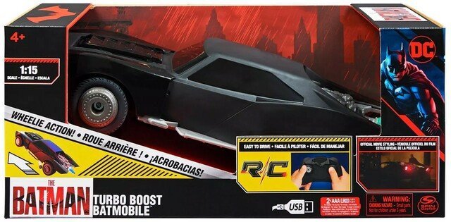 DC Batman Movie RC Batcycle with Batman Rider 1:10 6060490 - Image 2