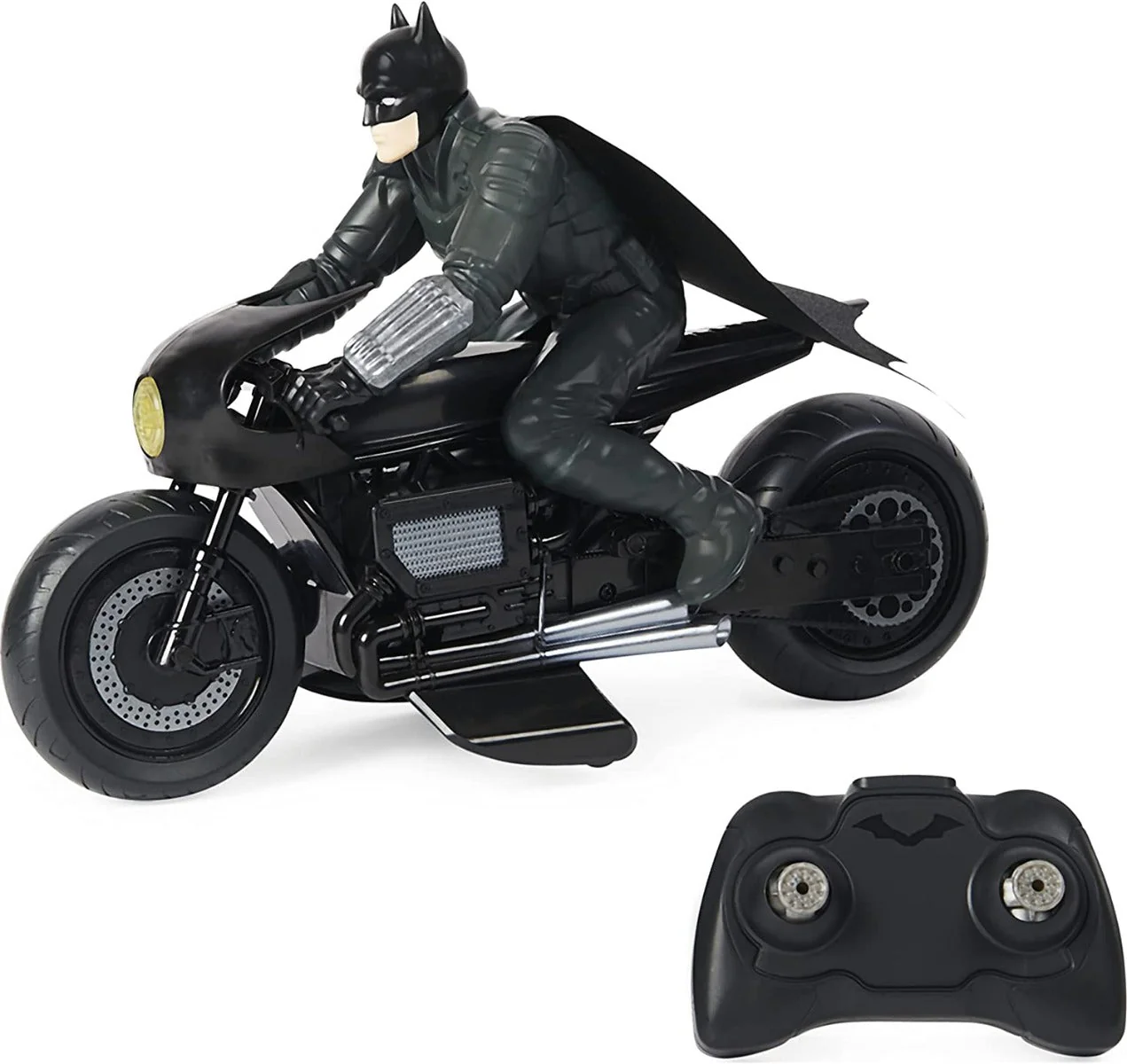DC Batman Movie RC Batcycle with Batman Rider 1:10 6060490 - Image 3